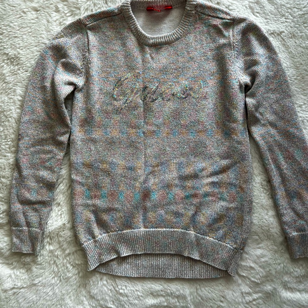 Cute sparkly Guess sweater
